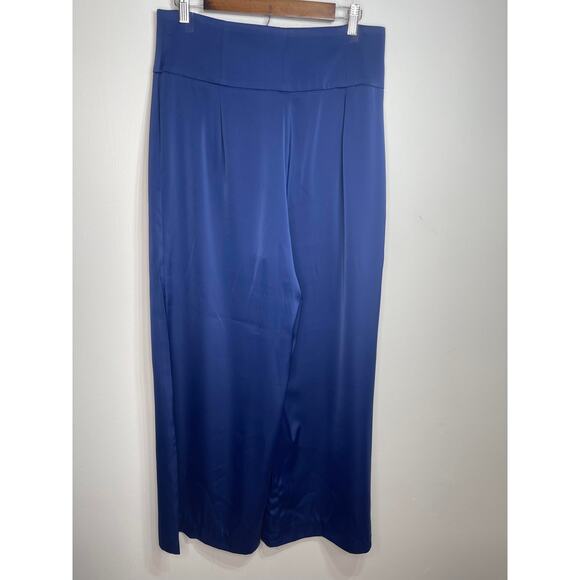 Gianni Bini women's 10 soft pants dressy wide legged and waist almost satin look - Picture 15 of 16